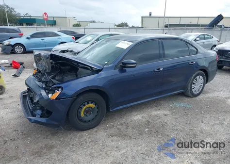 2014 Volkswagen Passat 1.8T S from USA, damaged, VIN 1VWAS7A3XEC098280